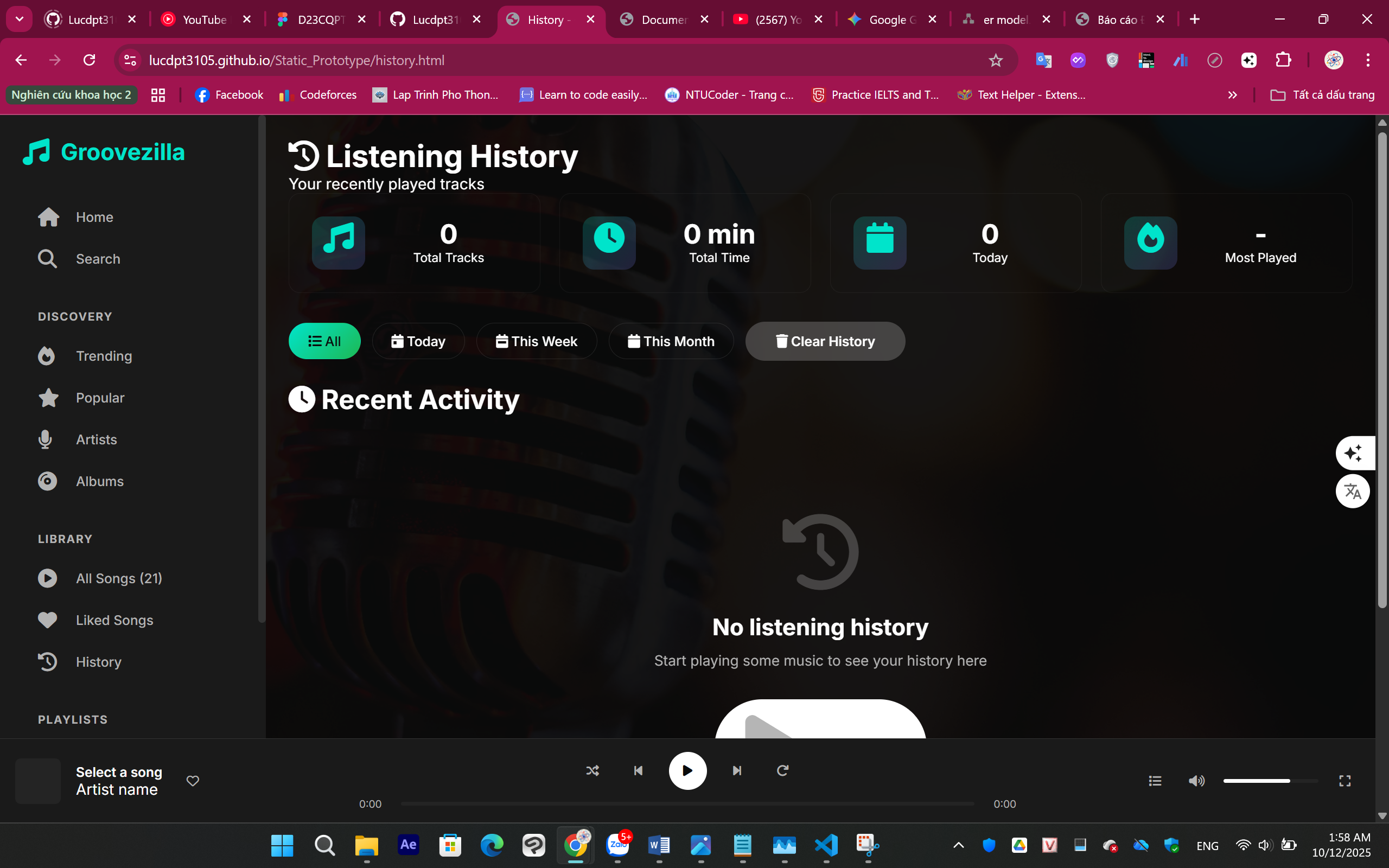 Lịch sử phát nhạc